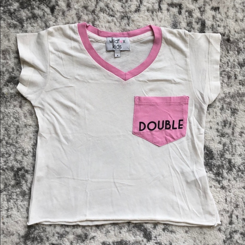 Wildfox kids pocket Tee – size 4